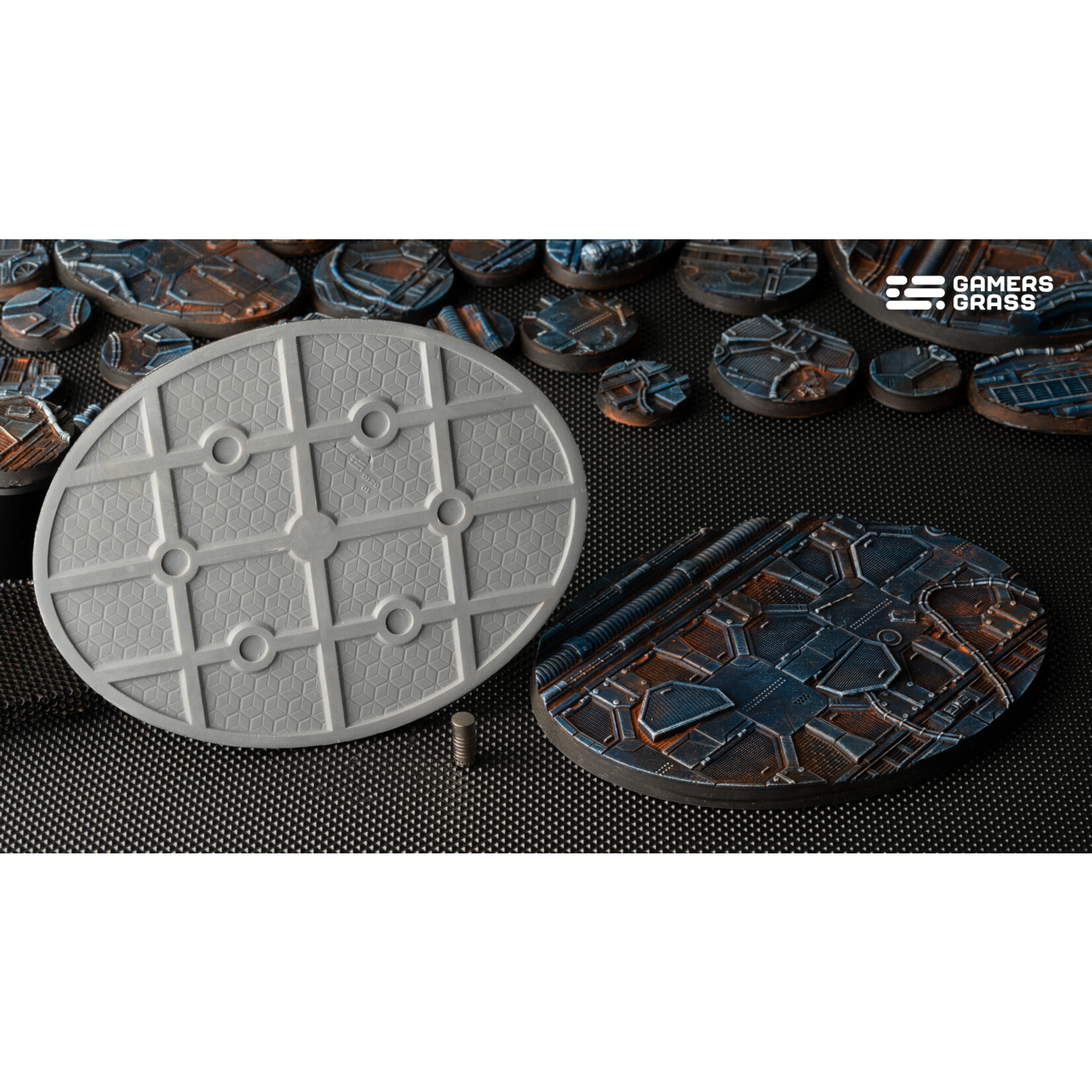 Gamers Grass Spaceship Corridor Bases Pre-Painted (1x 120mm Oval)