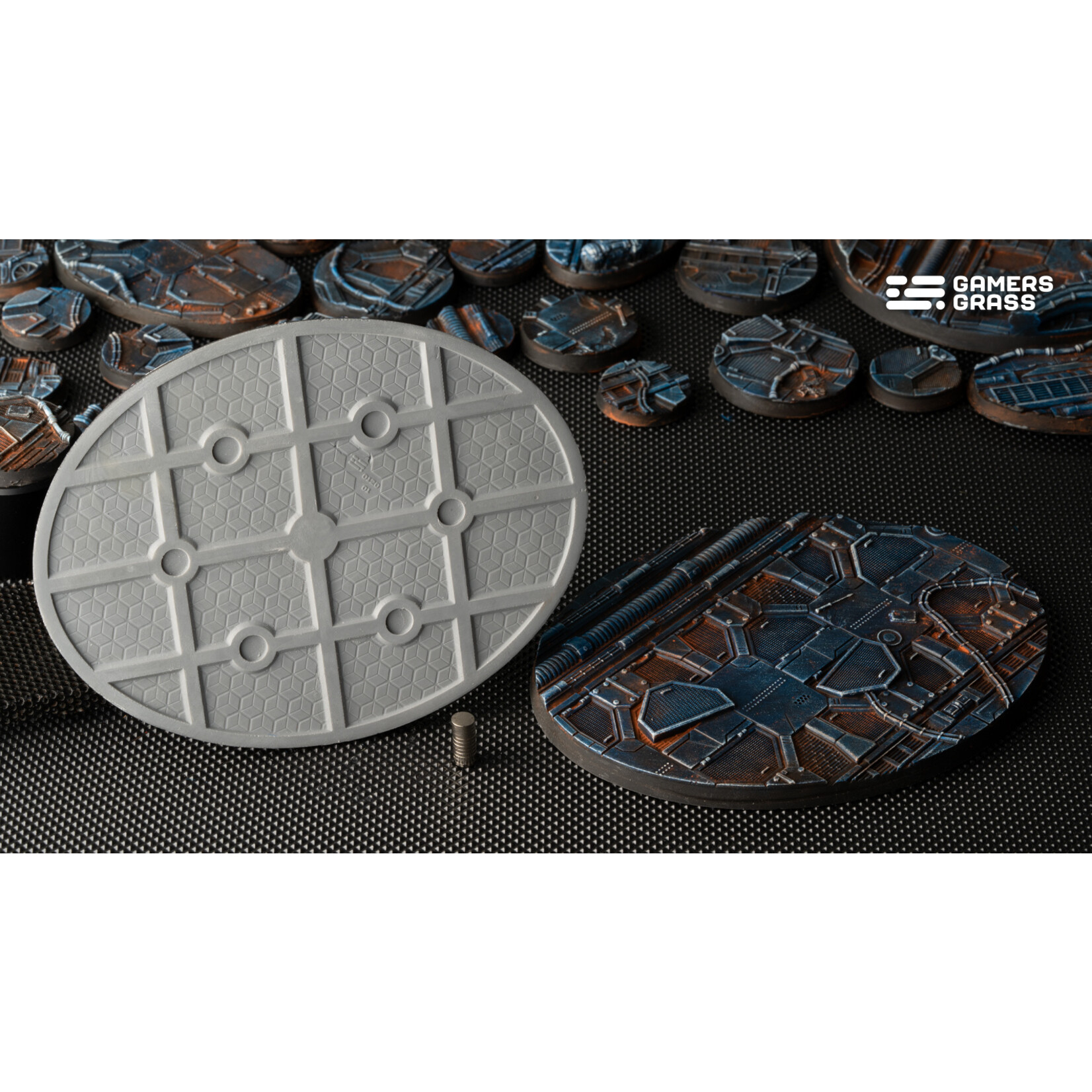 Gamers Grass Spaceship Corridor Bases Pre-Painted (1x 120mm Oval)