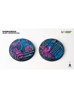Gamers Grass Alien Infestation Bases Pre-Painted (2x 60mm Round )