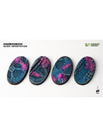 Gamers Grass Alien Infestation Bases Pre-Painted (4x 60mm Oval )