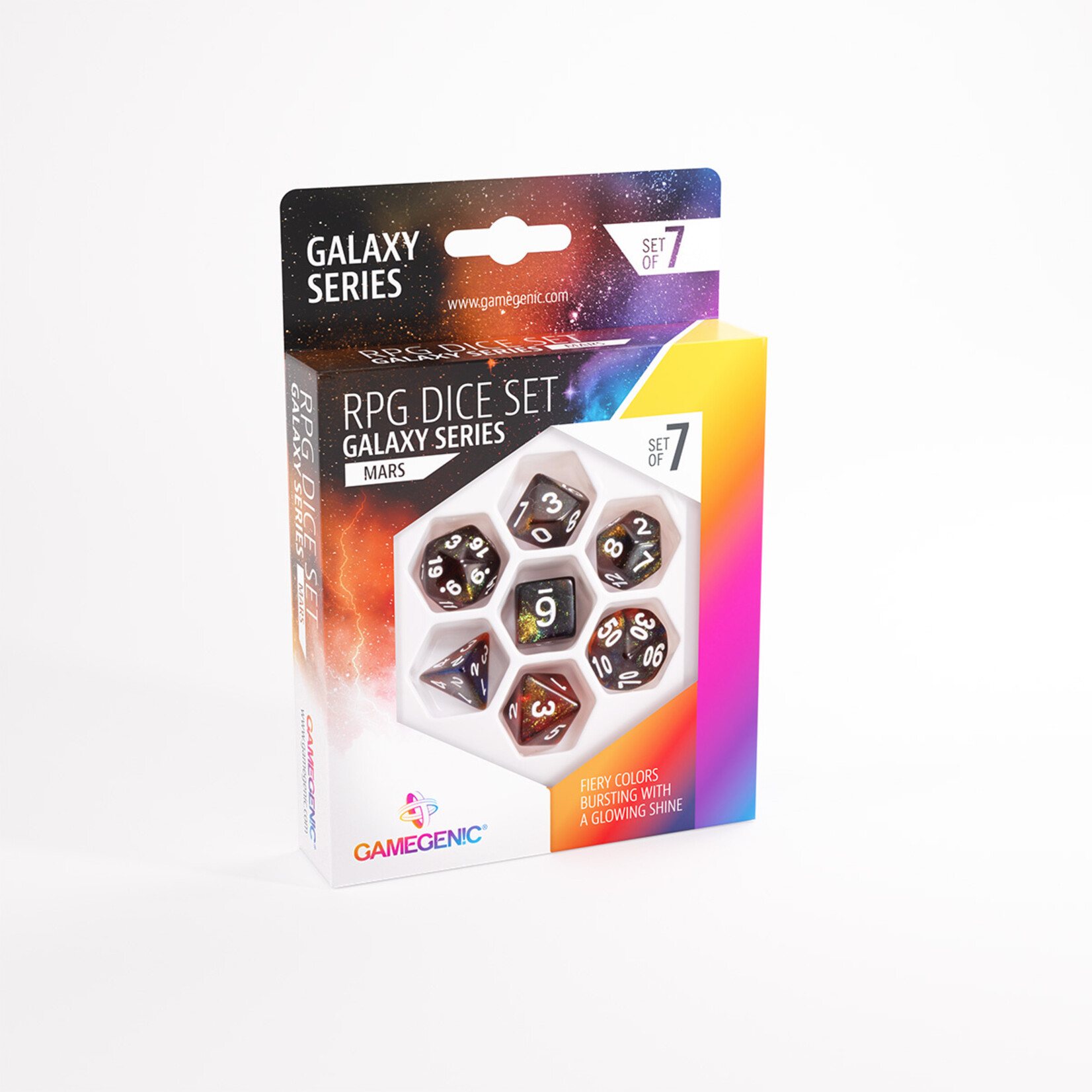 Gamegenic Gamegenic RPG Dice Set Galaxy Series: Mars