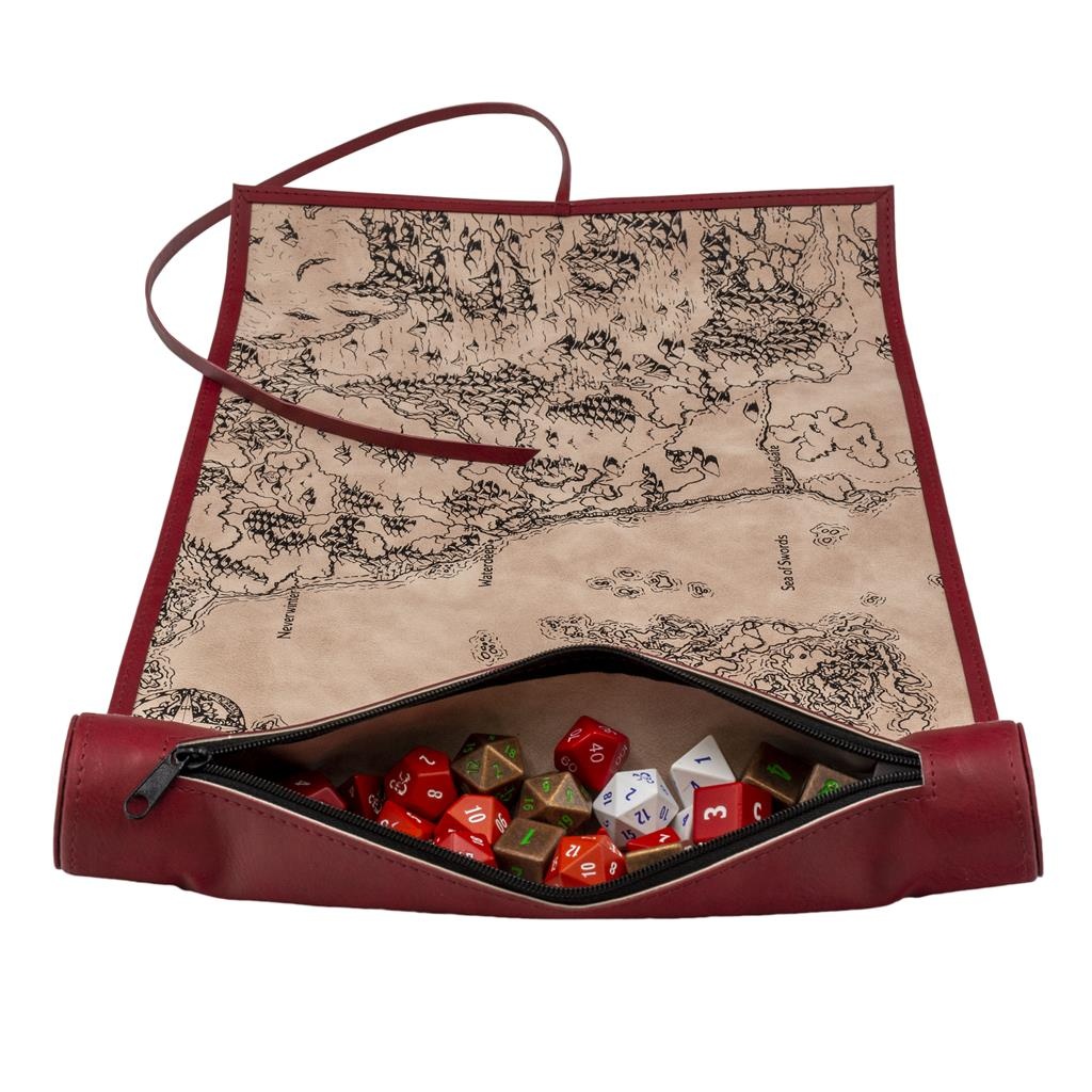 Dice Scroll Map Sword Coast for Dungeons & Dragons Tafelridder.nl