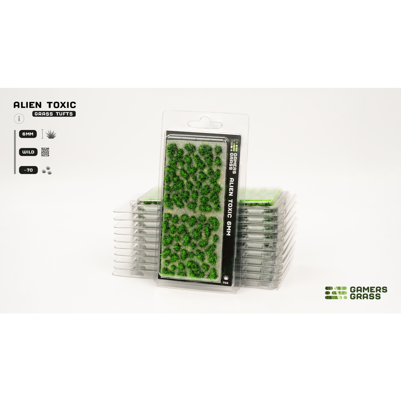 Gamers Grass Alien Tufts Toxic (6mm)