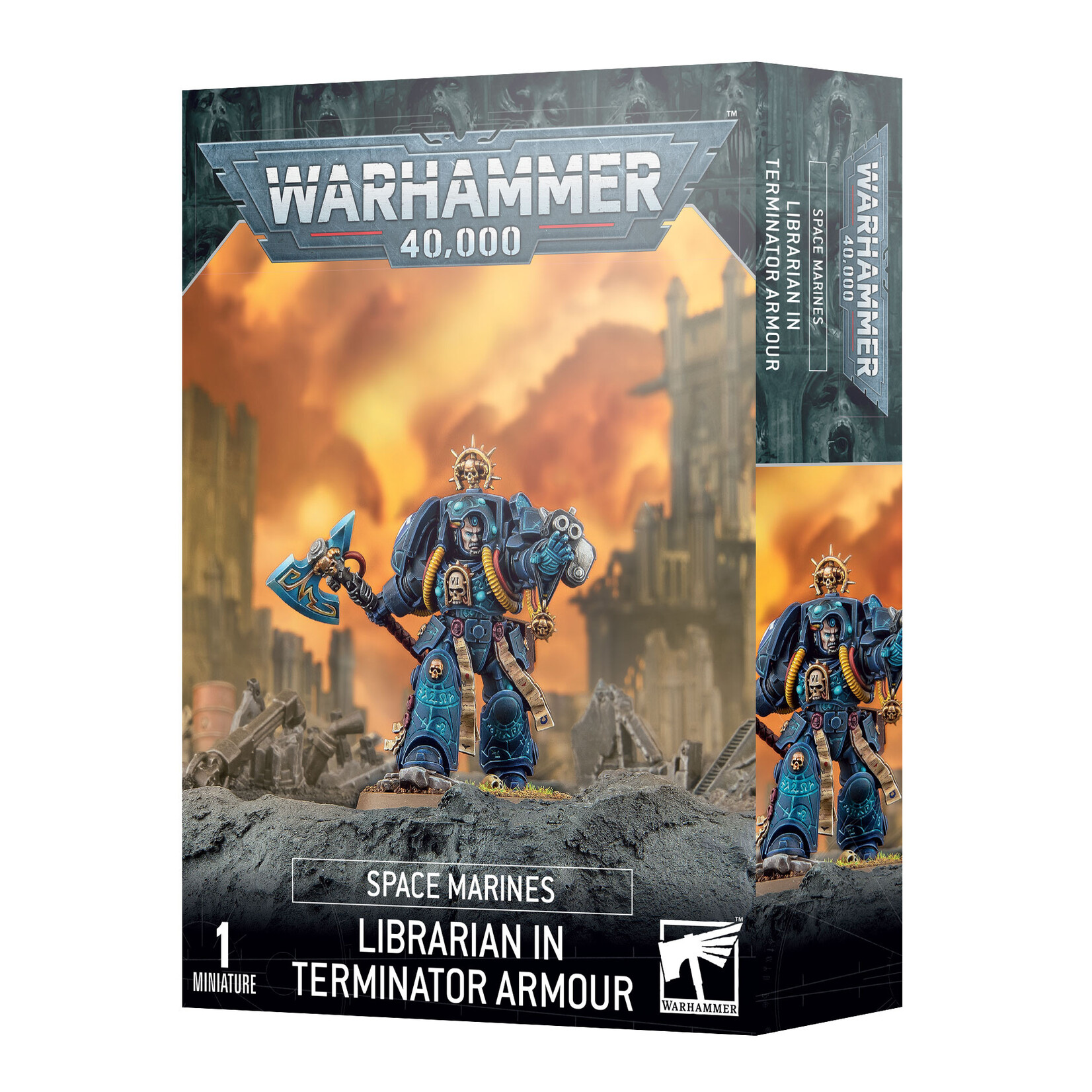 Games Workshop Space Marines Librarian in Terminator Armour