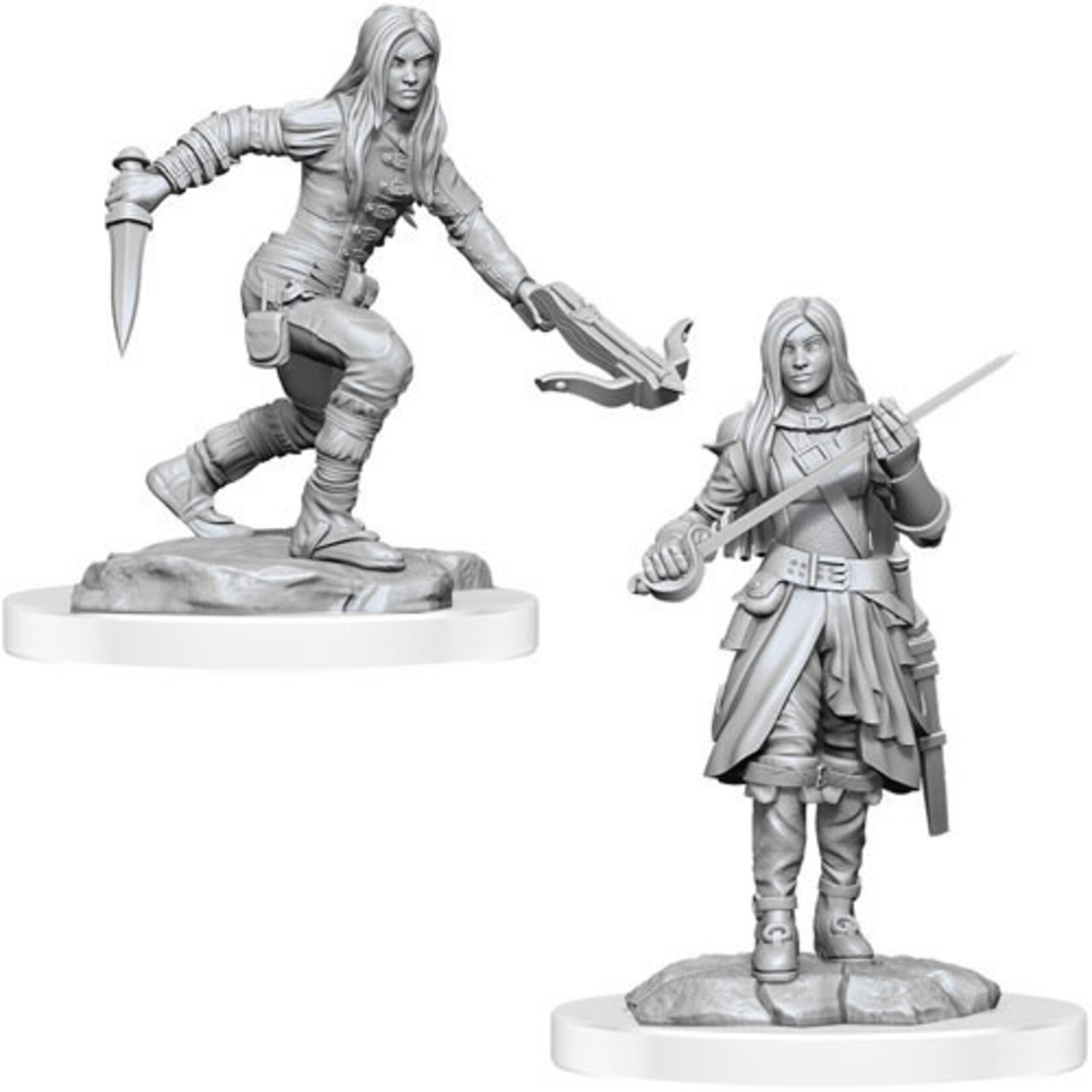 Wizkids D&D Nolzur's Marvelous Miniatures Half-Elf Rogues Female 2