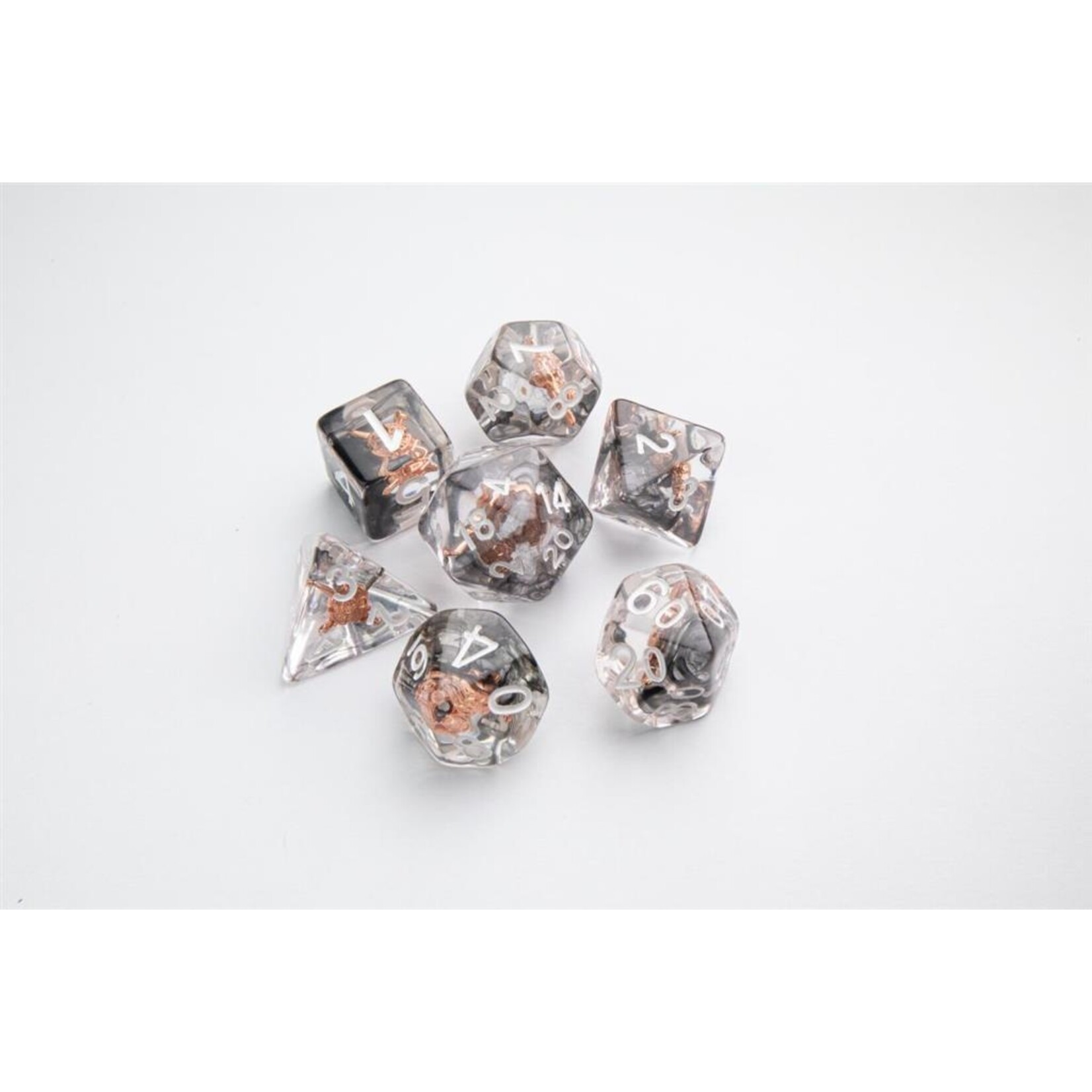 Gamegenic Gamegenic RPG Dice Set Embraced Series:  Shield & Weapons