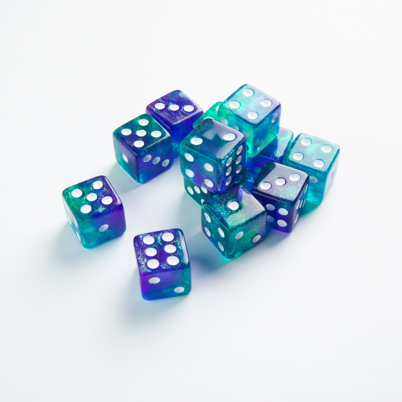 Gamegenic Gamegenic D6 Dice Set 12pcs Galaxy Series: Neptune