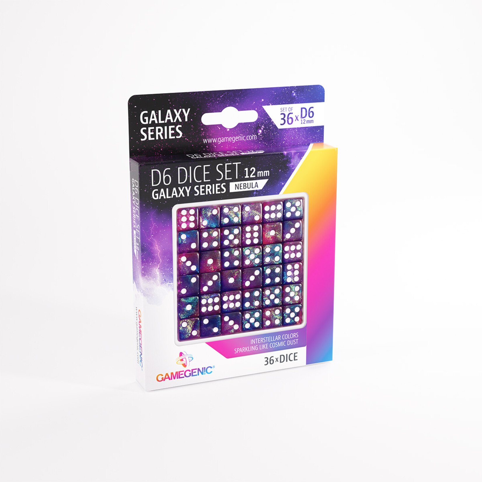Gamegenic Gamegenic D6 Dice Set 36pcs Galaxy Series: Nebula
