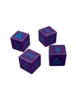 Ultra Pro Heavy Metal Underdark 4x D6 Dice Set for D&D: Purple