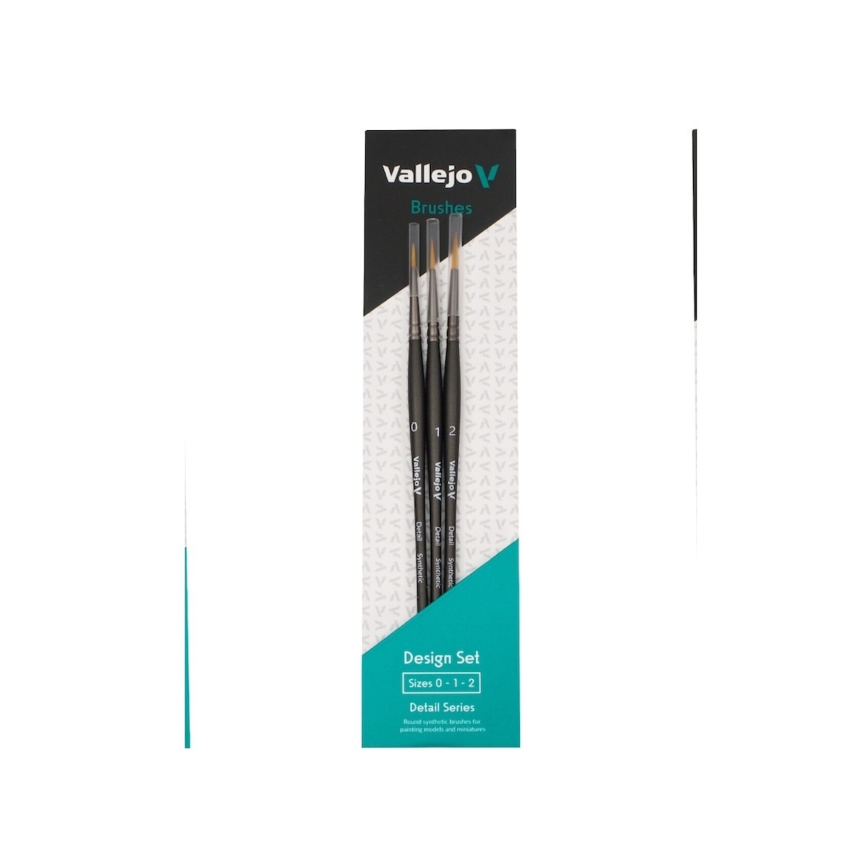 Vallejo Vallejo Brush Set - Design Detail Series 0, 1, 2