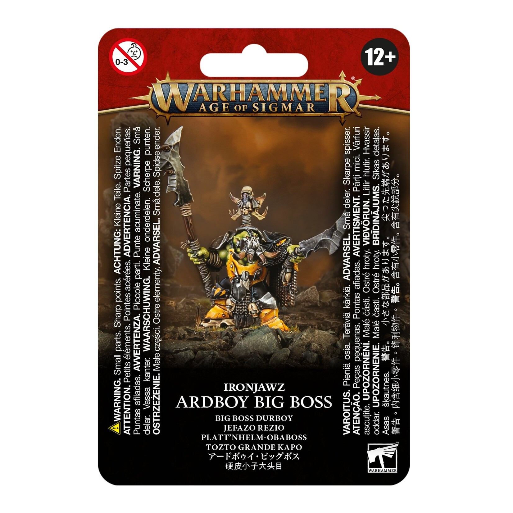 Games Workshop Orruk Warclans Ardboy Big Boss