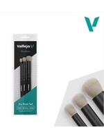 Vallejo Vallejo Brush Set - Dry Brush Set Natural Hair