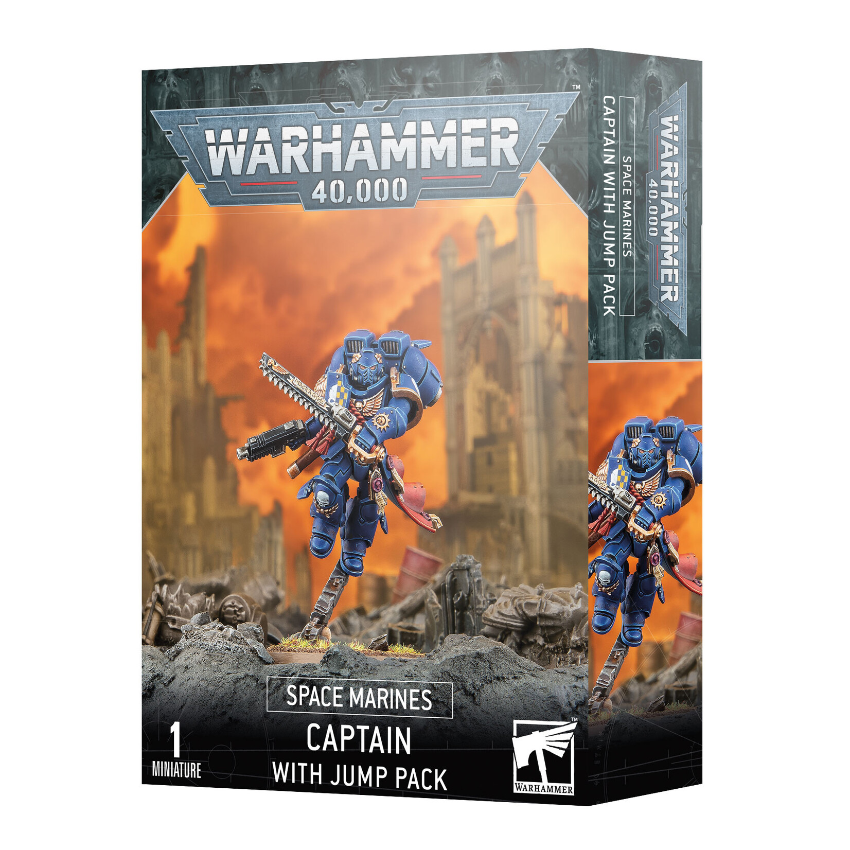 Games Workshop Space Marines Captain with Jump Pack