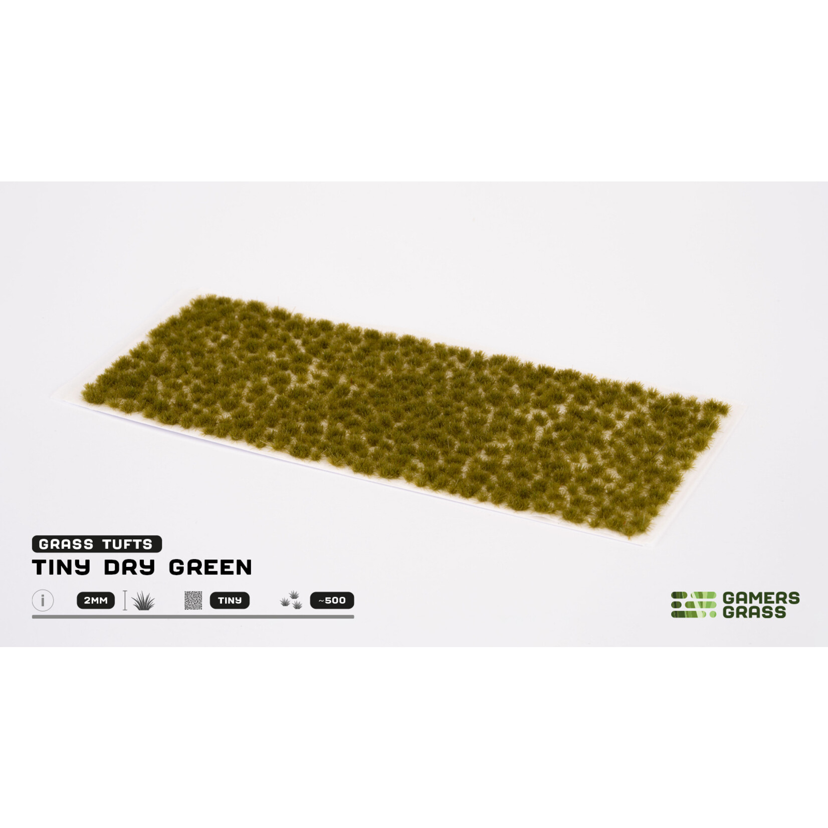 Gamers Grass Dry Green Tufts Tiny (2mm)