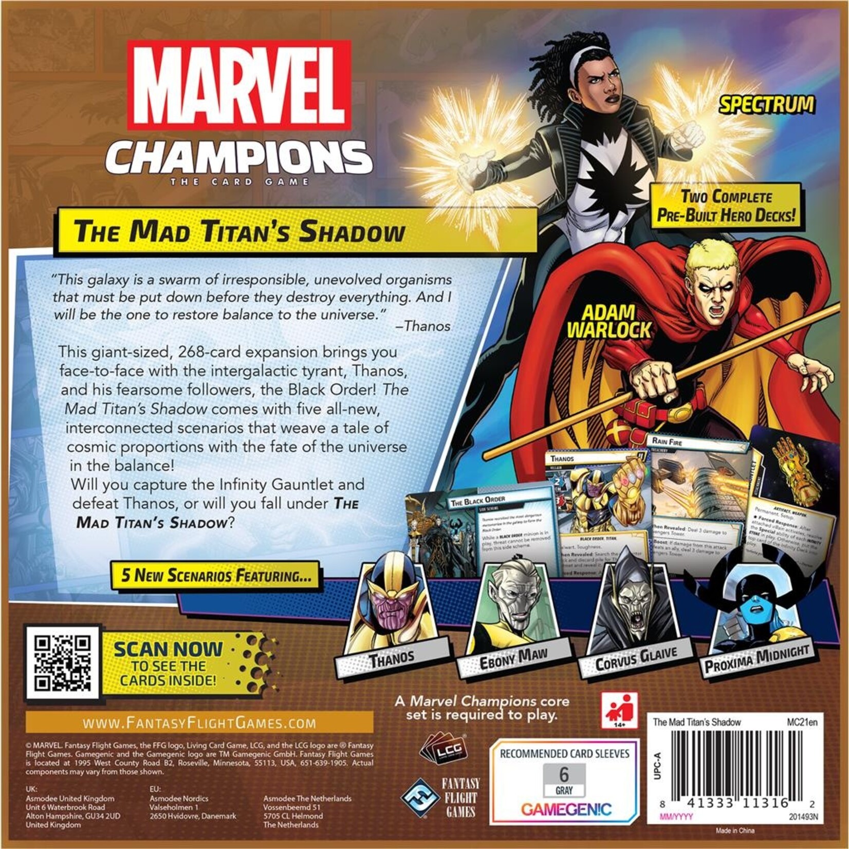 Fantasy Flight Games Marvel Champions LCG: The Mad Titan's Shadow (EN)