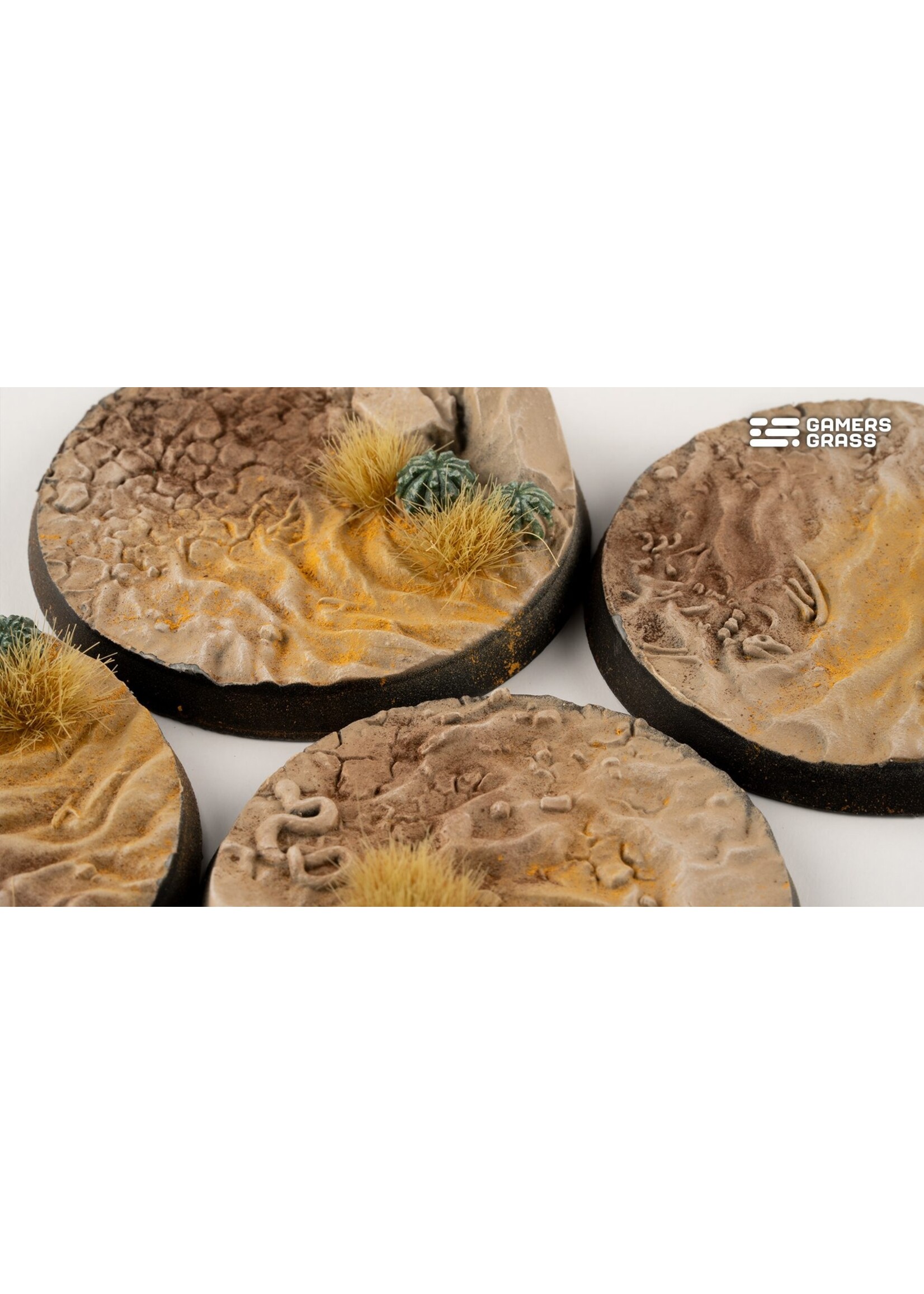 Gamers Grass Deserts of Maahl Bases Pre-Painted (3x 50mm Round)