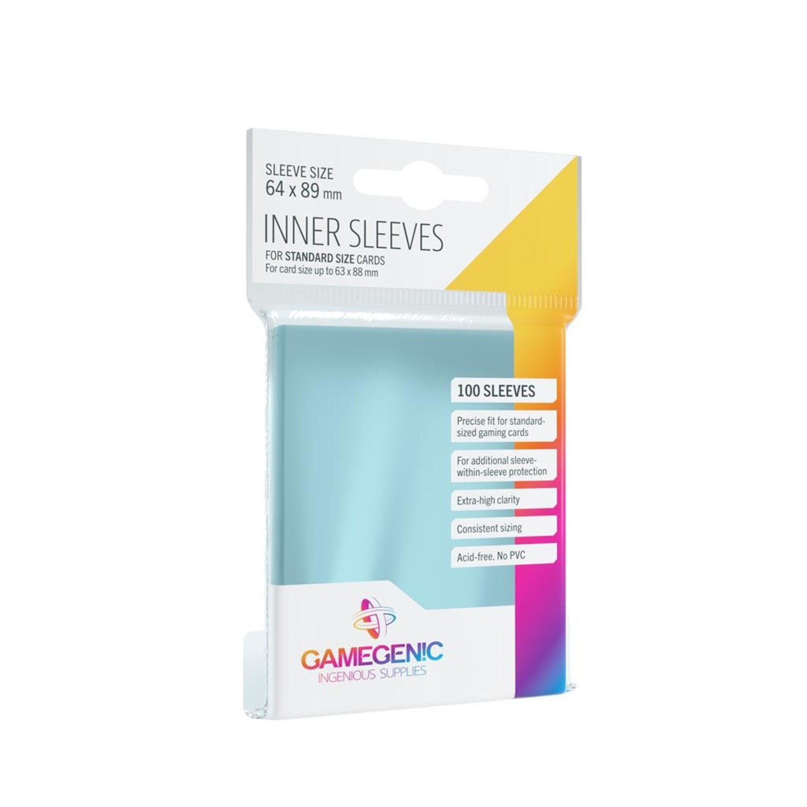 Gamegenic Gamegenic Standard Size Inner Sleeves (100)