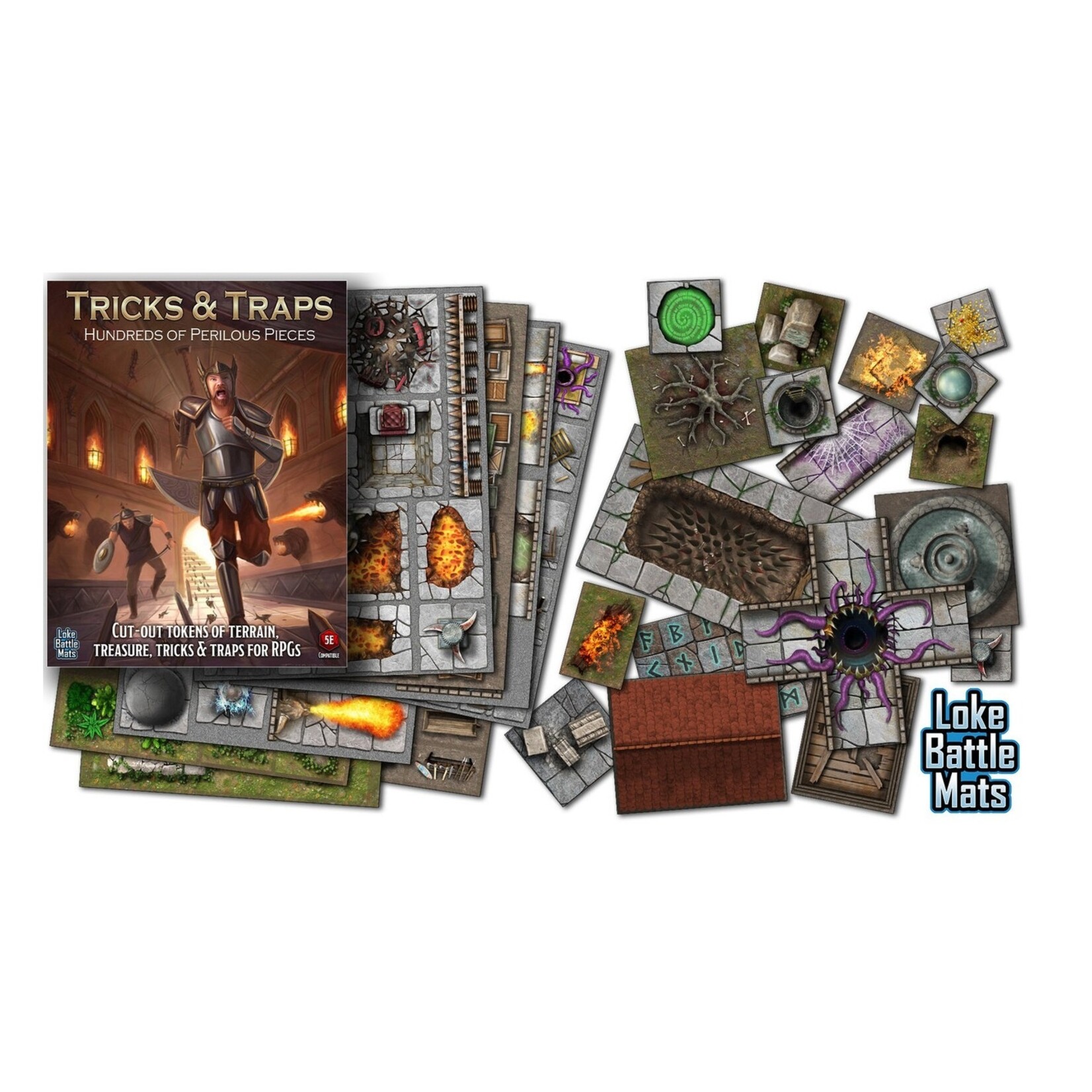 Loke Battlemats Tricks & Traps Cut Out Tokens (EN)