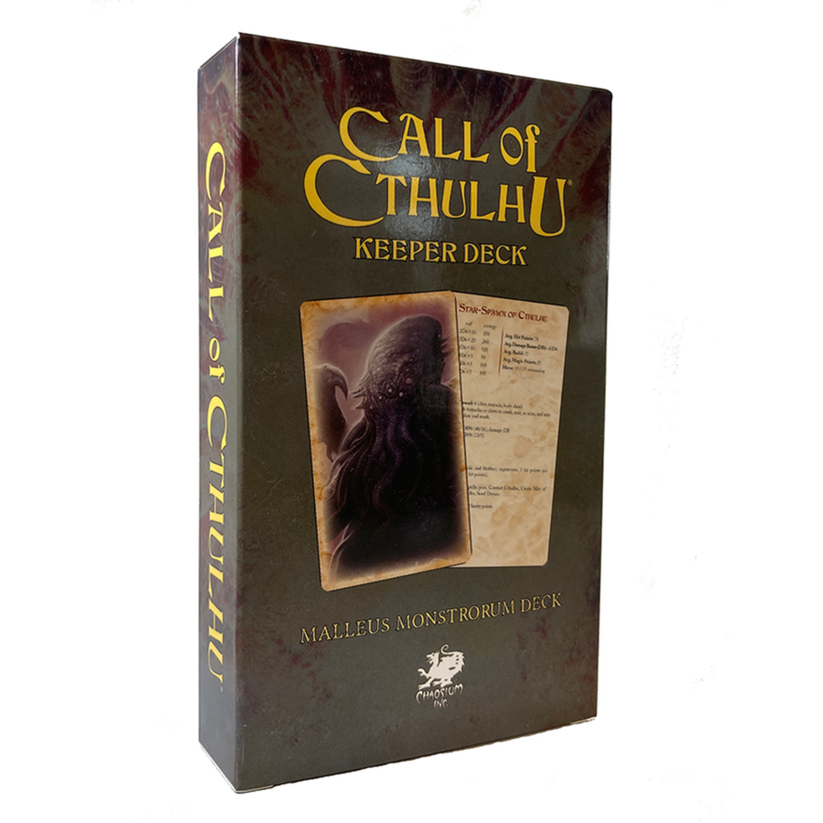 Chaosium Call of Cthulhu RPG Malleus Monstrorum Keeper Deck (EN)