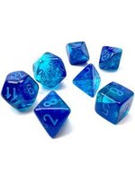 Chessex Chessex 7-Die set Gemini - Blue-Blue/Light Blue