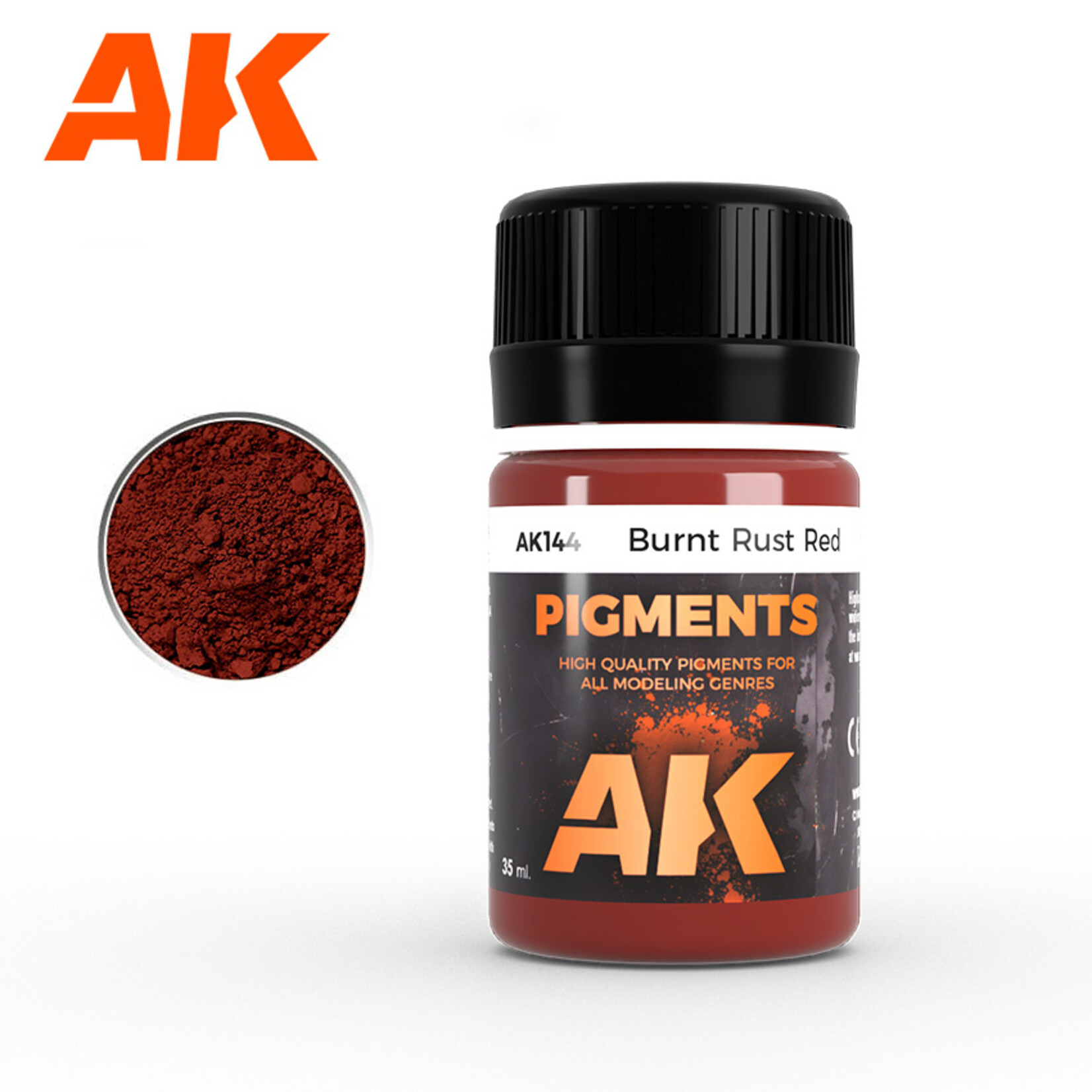 AK Interactive AK Pigment Burnt Rust Red (35ml)