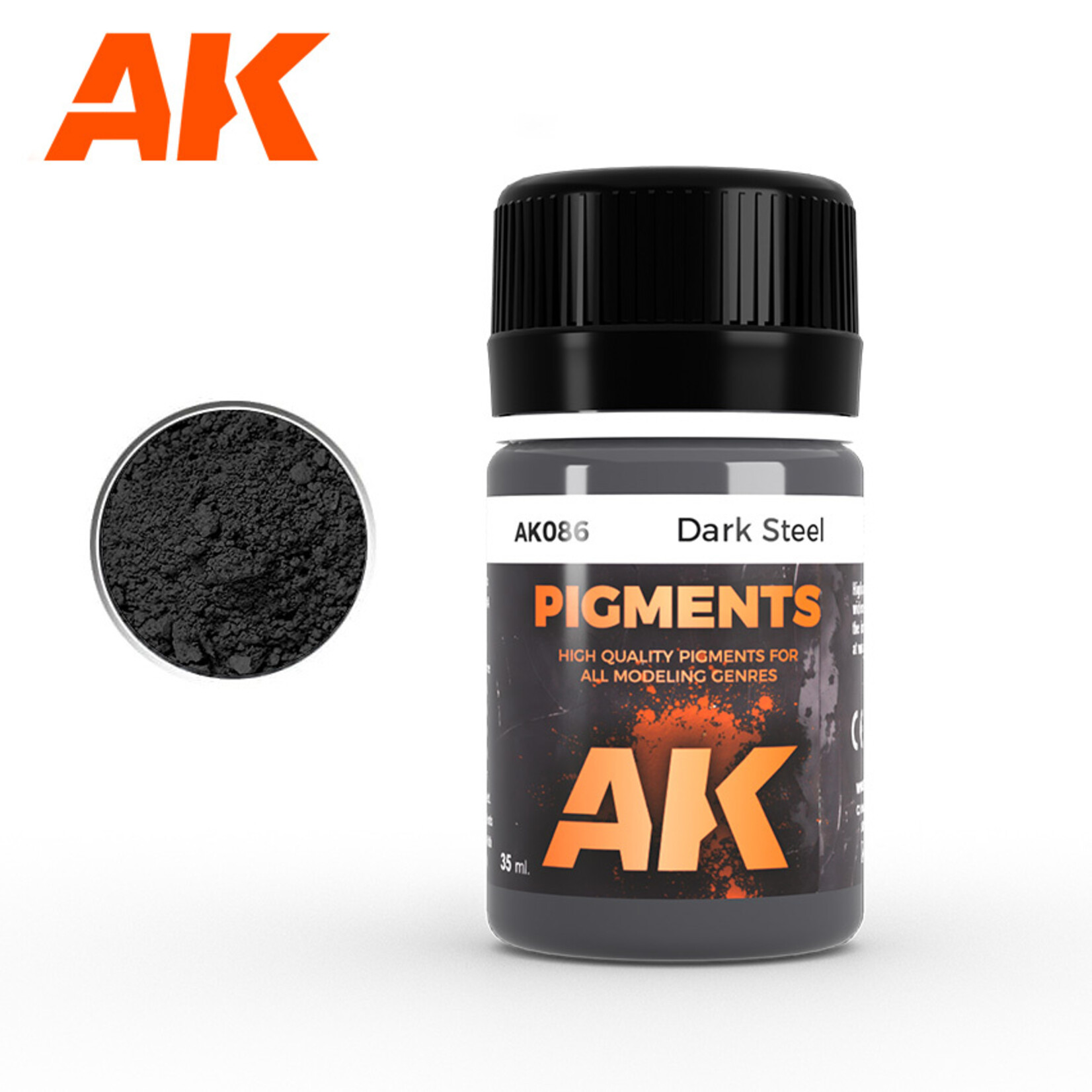 AK Interactive AK Pigment Dark Steel (35ml)