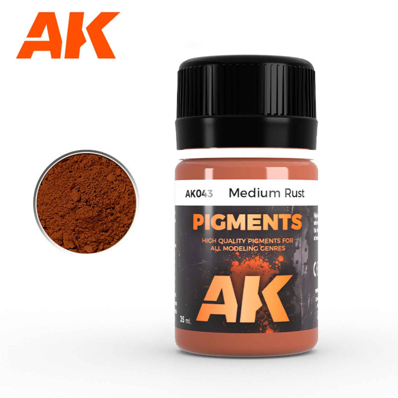AK Interactive AK Pigment Medium Rust (35ml)