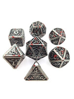 Royal Eagle Metalen RPG Dice Set Bloedspetters