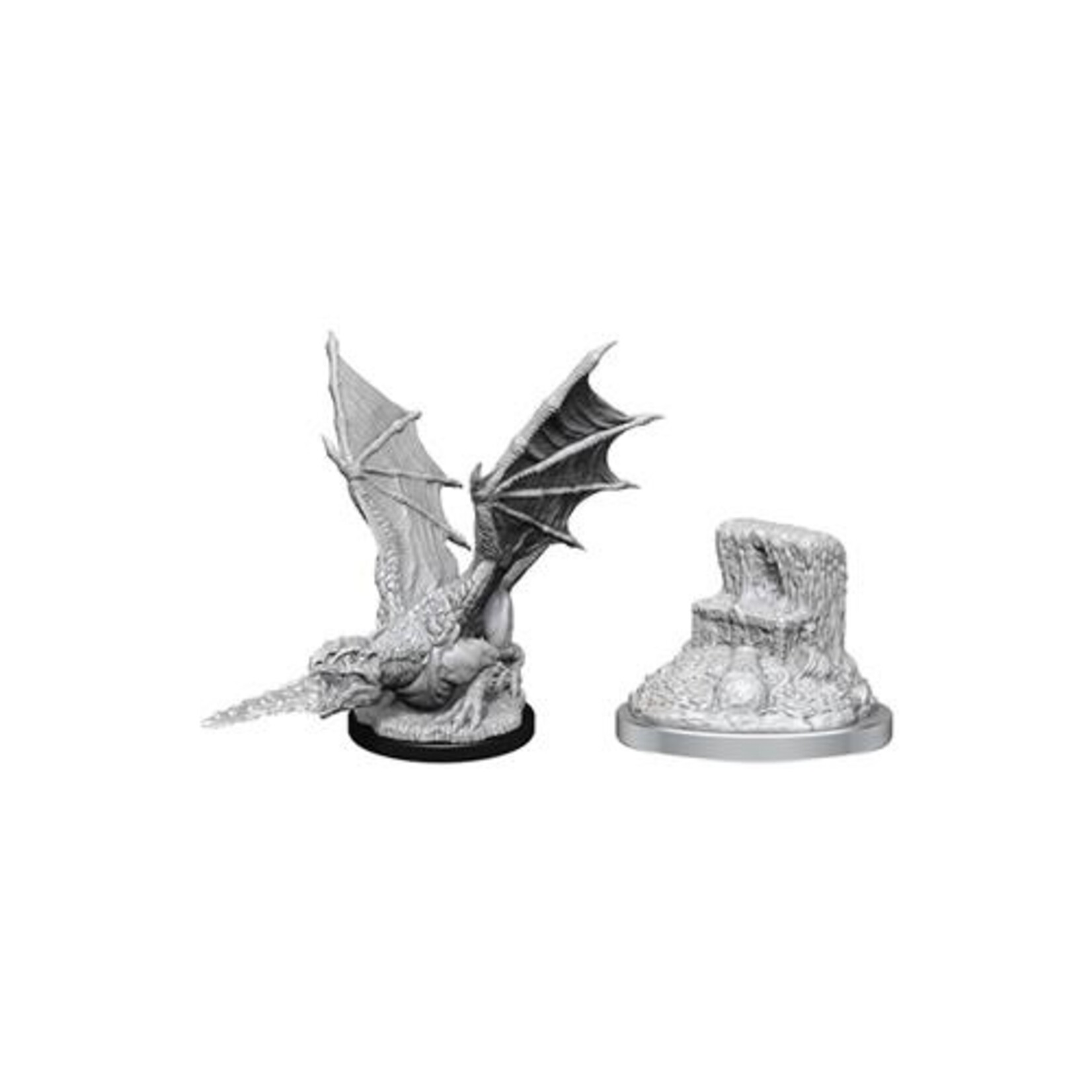 Wizkids D&D Nolzur's Marvelous Miniatures White Dragon Wyrmling