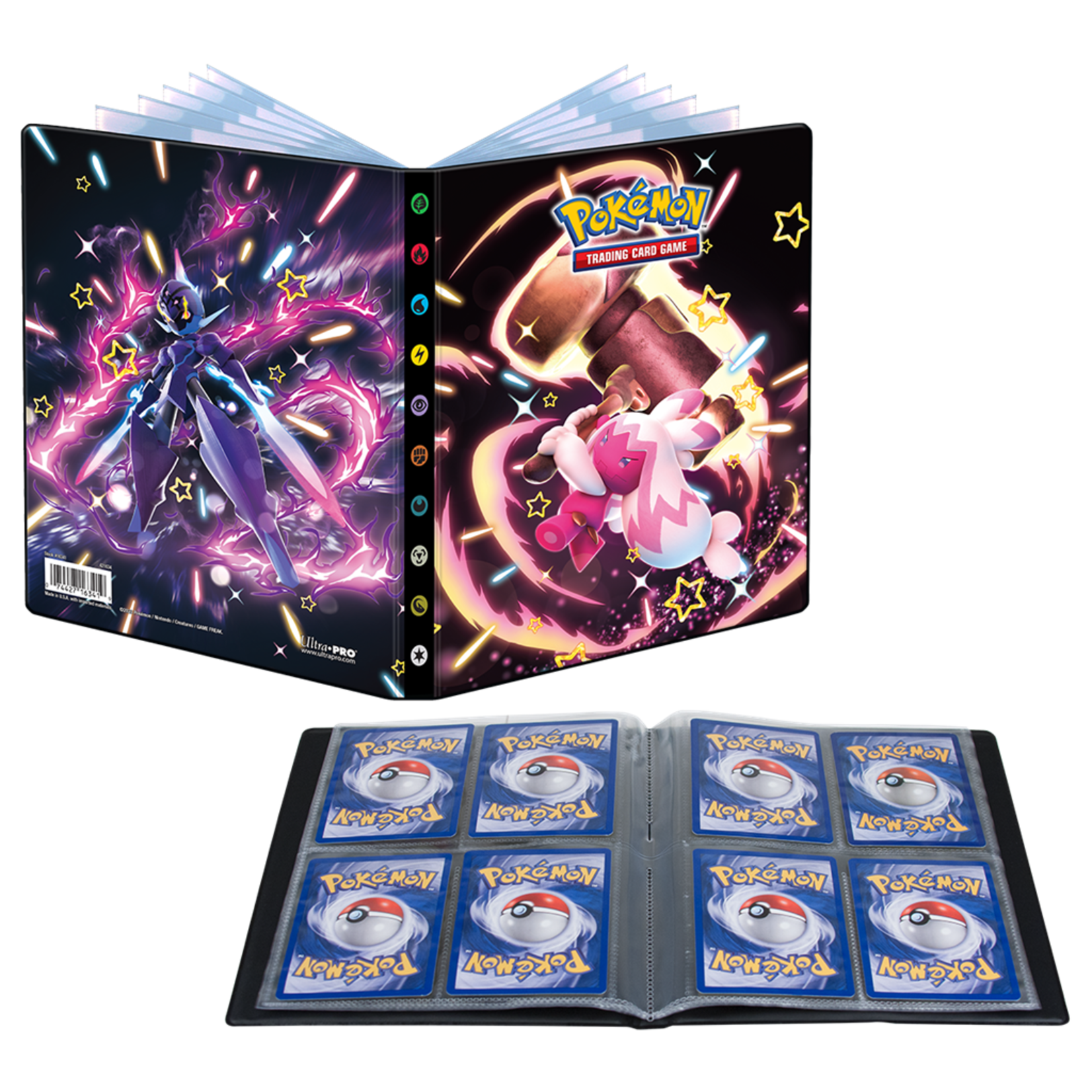 Ultra Pro Portfolio Pokemon Scarlet & Violet 4.5 Paldean Fates 4-Pocket