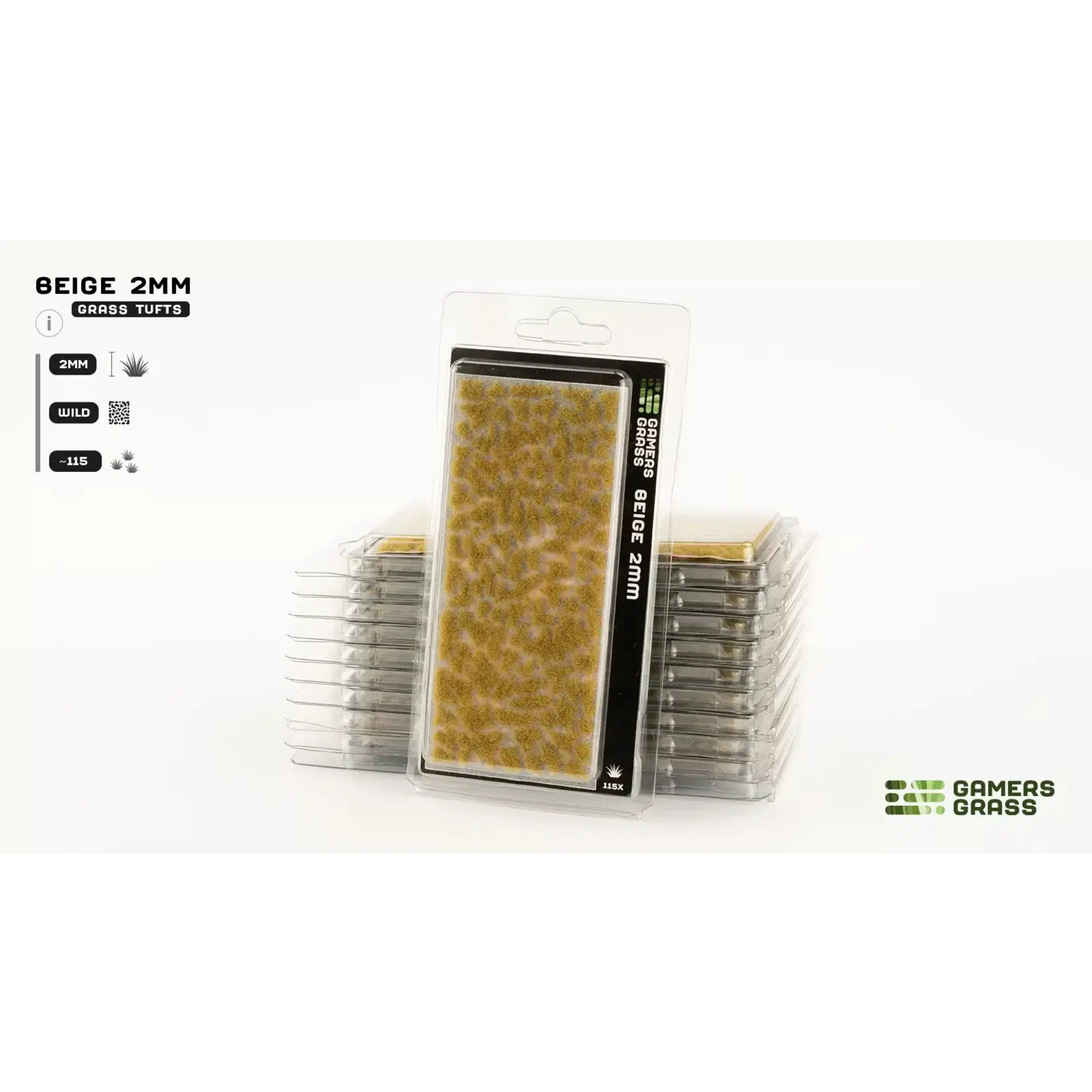 Gamers Grass Beige Tufts (2mm)