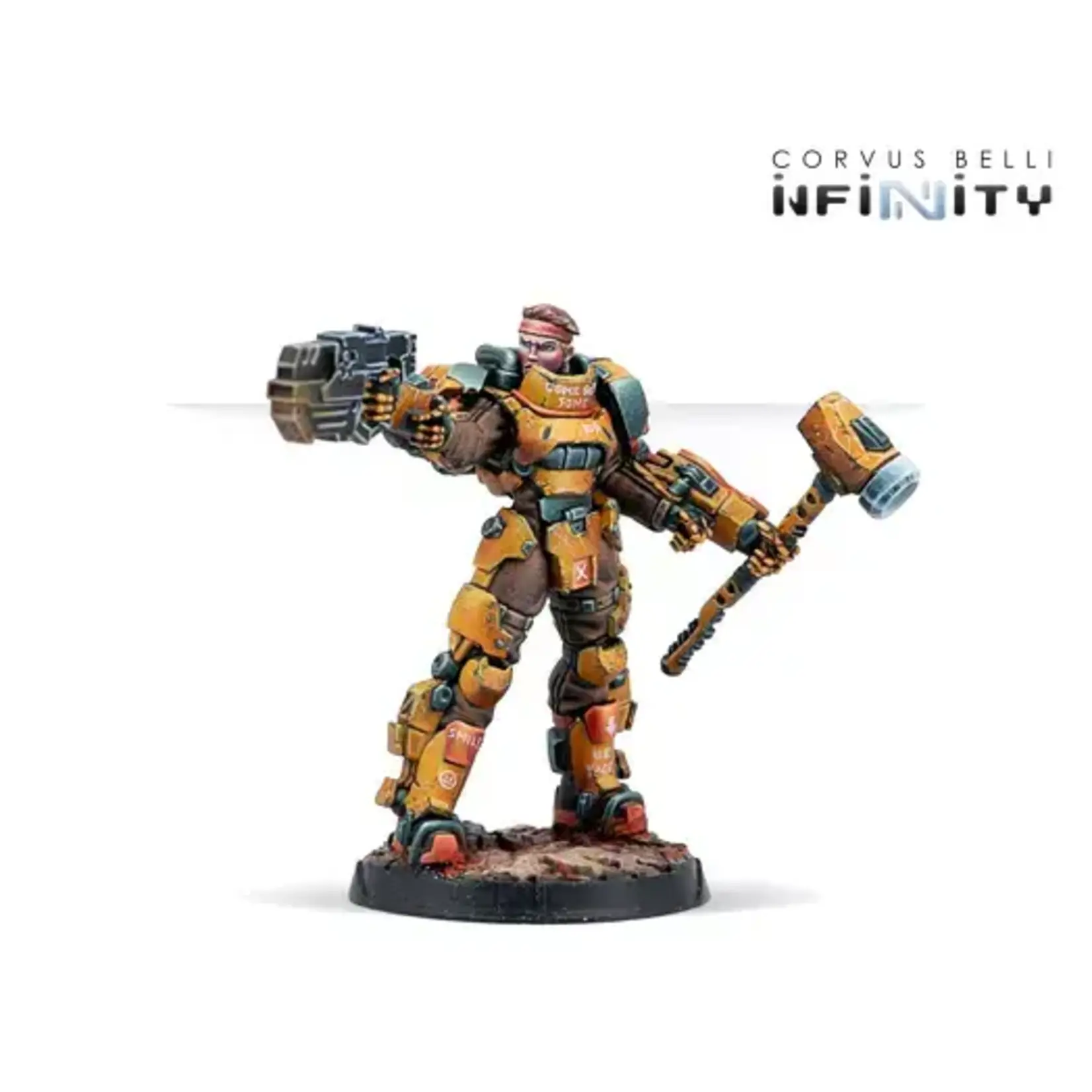 Corvus Belli NA2 Diggers, Armed Prospectors (Chain Rifle) **