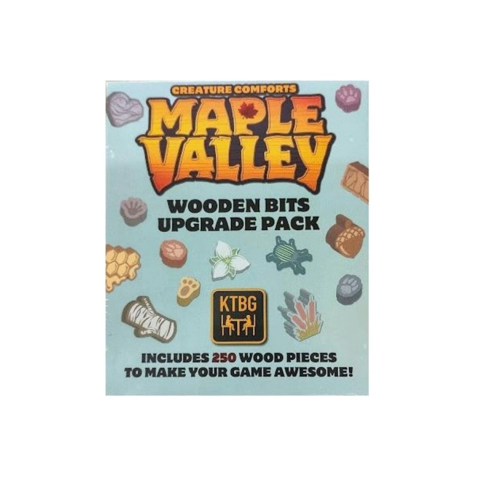 Kids Table Board Gaming Maple Valley: Wooden Bits Upgrade Pack