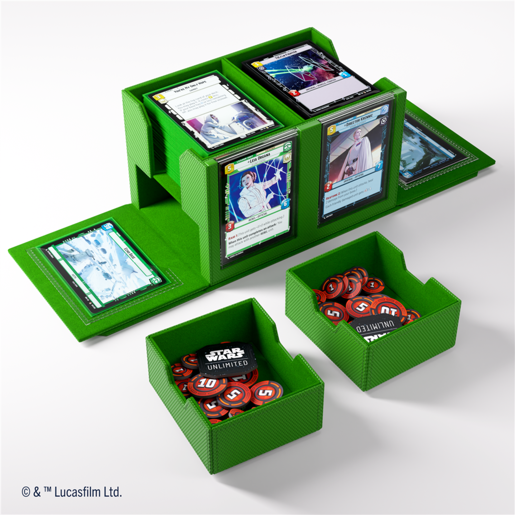 Gamegenic Star Wars Unlimited Double Deck Pod: Green