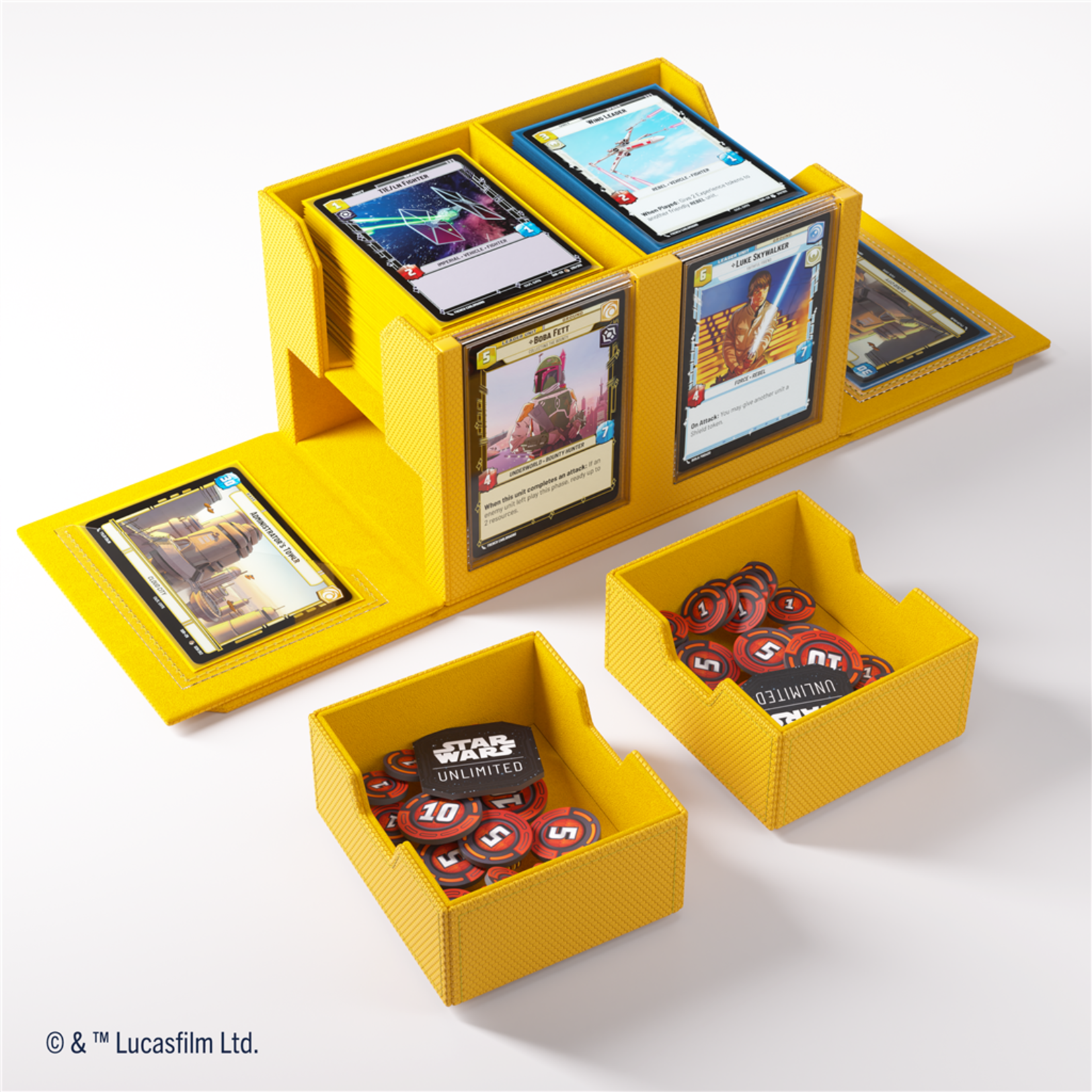 Gamegenic Star Wars Unlimited Double Deck Pod: Yellow