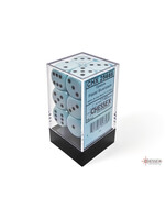 Chessex Chessex 12 x D6 Set Opaque Pastel 16mm - Blue/Black