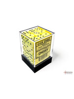 Chessex Chessex 36 x D6 Set Opaque Pastel 12mm - Yellow/Black