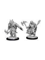 Wizkids D&D Nolzur's Marvelous Miniatures Half-Orc Barbarian Male