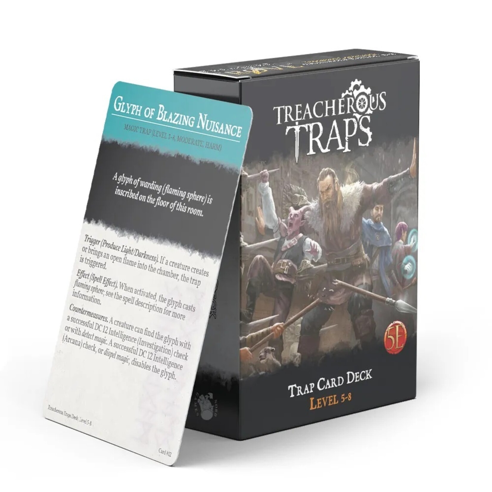 Nord Games Treacherous Traps: Trap Card Deck Level 5-8 (EN)