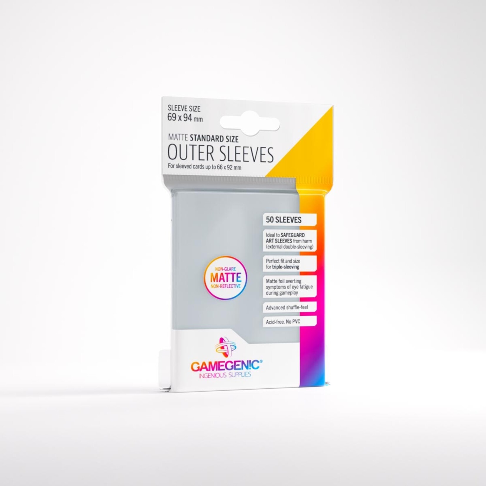 Gamegenic Gamegenic Standard Size Outer Sleeves (50) **