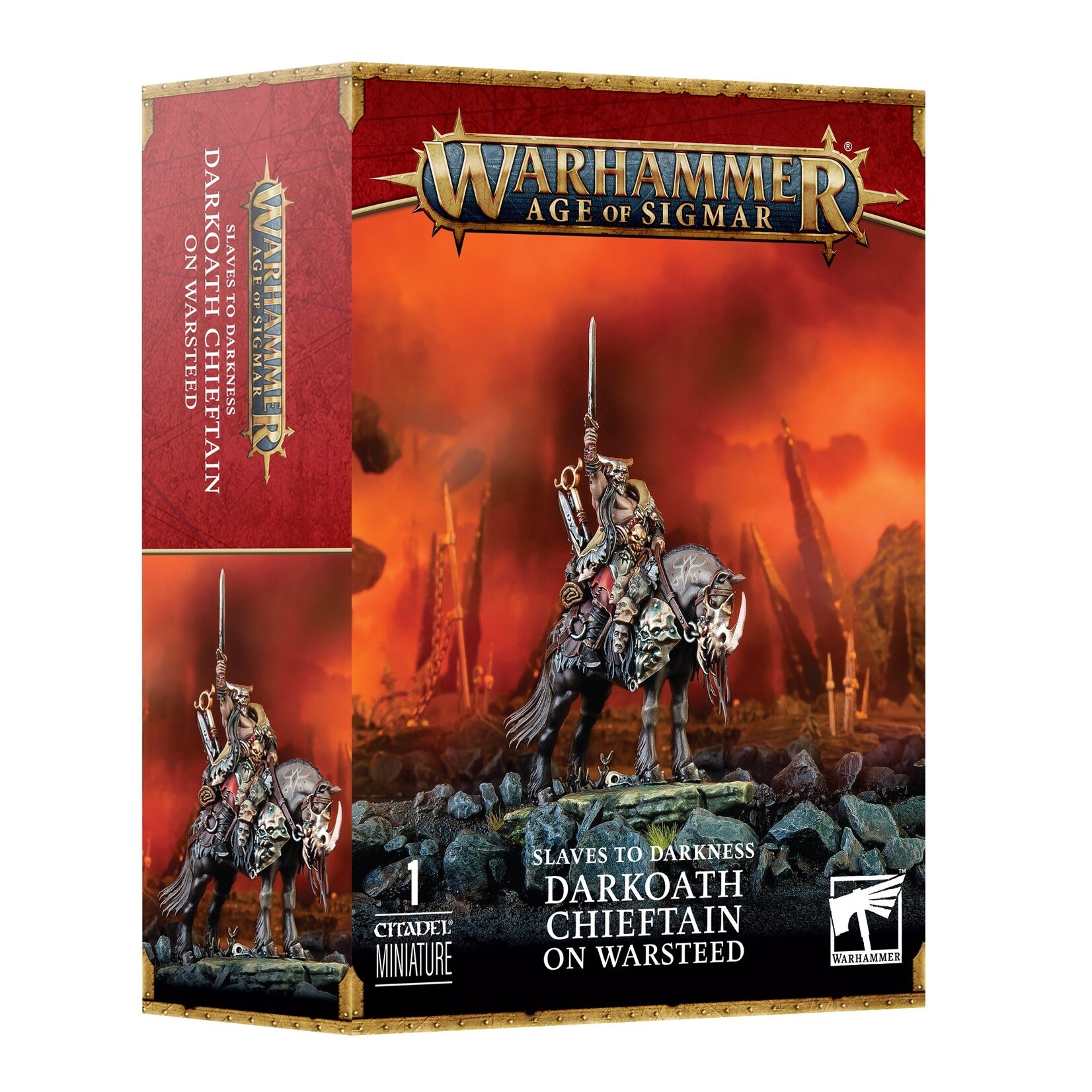 Games Workshop Slaves to Darkness Darkoath Chieftain on Warsteed