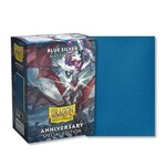 Dragonshield Dragonshield Box 100 Dual Sleeves Blue Silver Anniversary Edition