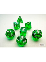 Chessex Chessex 7-Die Mini Set Translucent - Green/White