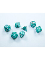 Chessex Chessex 7-Die Mini Set Marble - Oxi-Copper/White