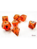 Chessex Chessex 7-Die Mini Set Vortex - Orange/Black