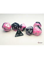 Chessex Chessex 7-Die Mini Set Gemini - Black-Pink/White