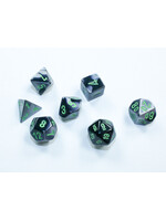Chessex Chessex 7-Die Mini Set Gemini - Black-Grey/Green