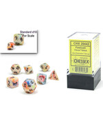 Chessex Chessex 7-Die Mini Set Festive - Circus/Black