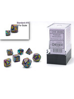 Chessex Chessex 7-Die Mini Set Festive - Mosaic/Yellow