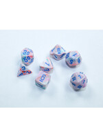 Chessex Chessex 7-Die Mini Set Festive - Pop Art/Blue